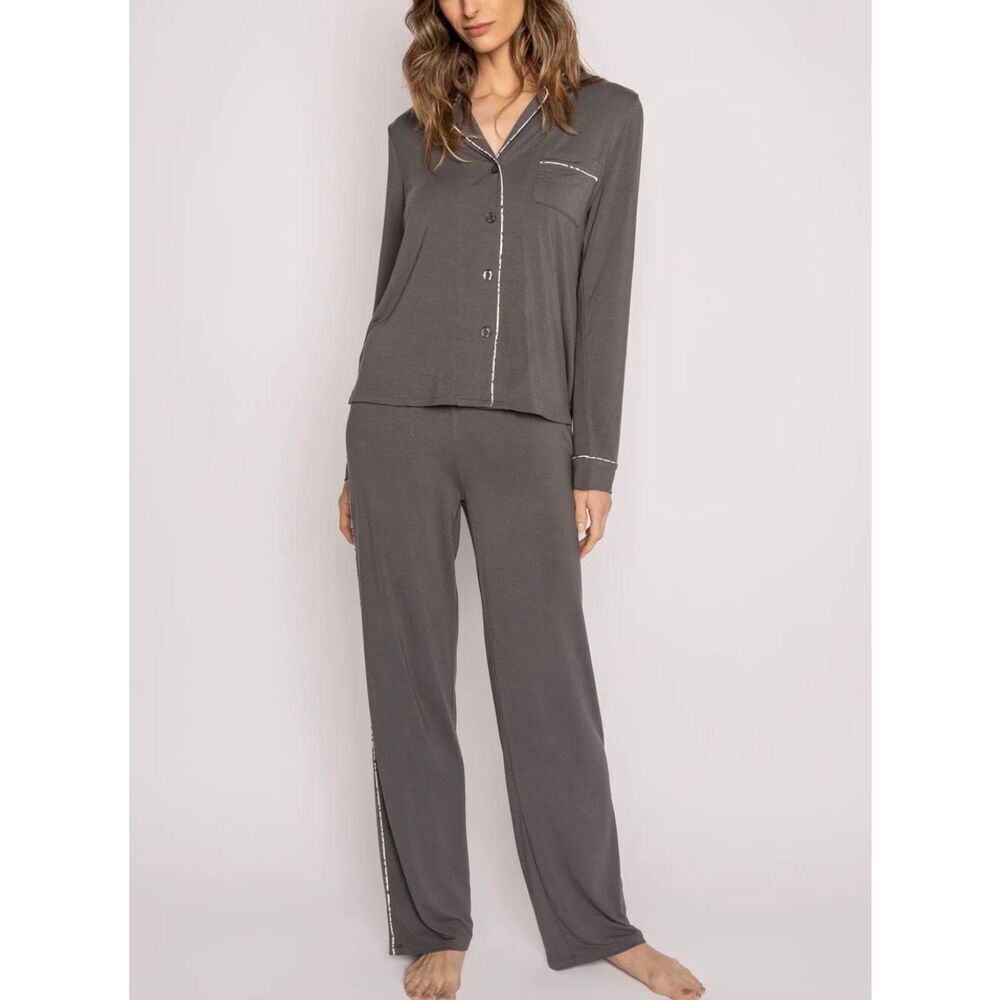 PJ Salvage Modal Dreams PJ Set | Gray in Large